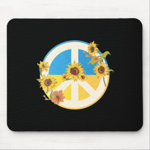 Sunflower Ukrainian Flag I Stand With Ukraine Ukra Mouse Pad