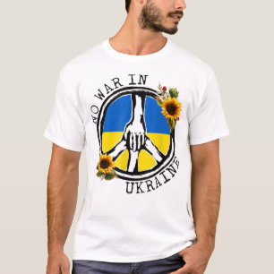 Sunflower Ukrainian Flag No War In Ukraine Ukraine T-Shirt