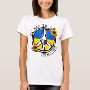 Sunflower Ukrainian Flag No War In Ukraine Ukraine T-Shirt