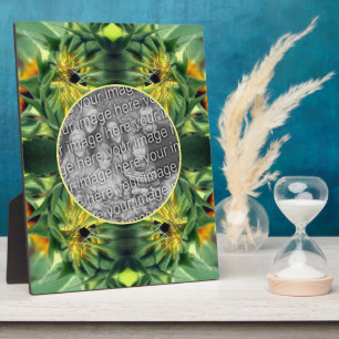 Sunflower Unfolding Create Your Own Photo Plaque