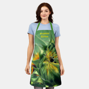 Sunflower Unfolding  Personalised Apron
