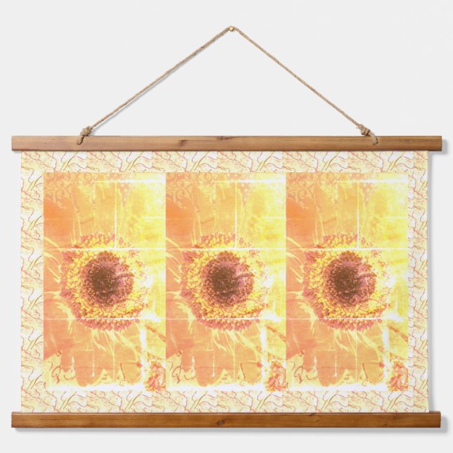 Sunflower Vendredi Hanging Tapestry (Front)