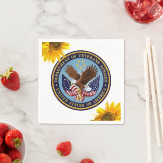 Sunflower Veteran Paper Napkins