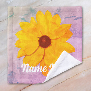 Sunflower Vintage Pink Wash Cloth