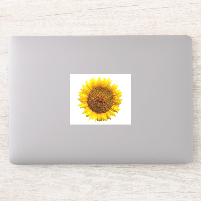 Sunflower vinyl sticker (Computer)