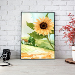 Sunflower Wall Art Canvas
