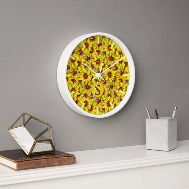 Sunflower Wall Clock (Office)