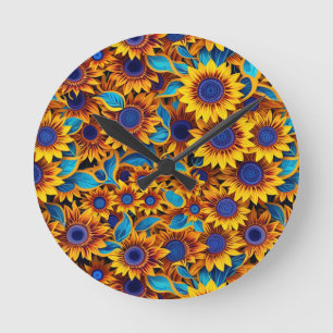 Sunflower Wall Clock