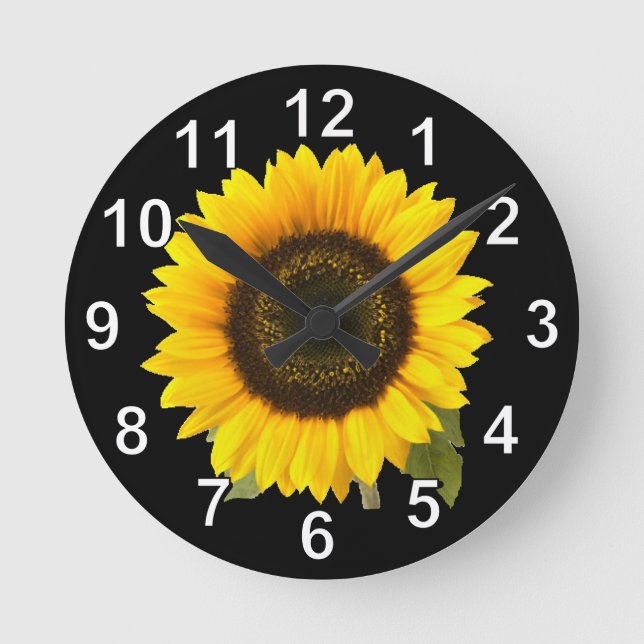 Sunflower Wall Clock (Front)