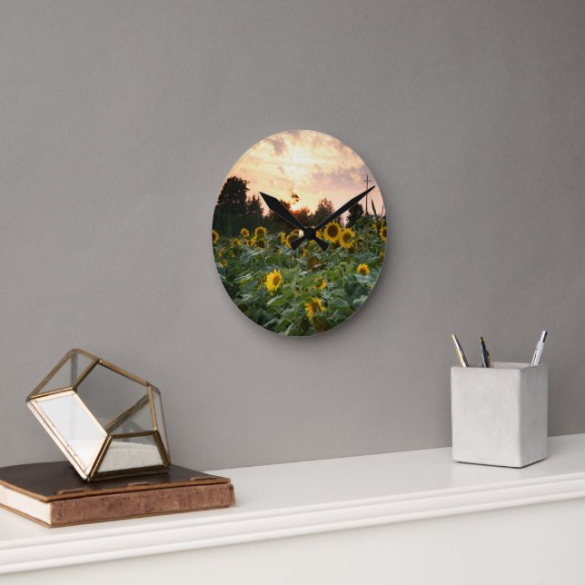 Sunflower Wall Clock (Office)