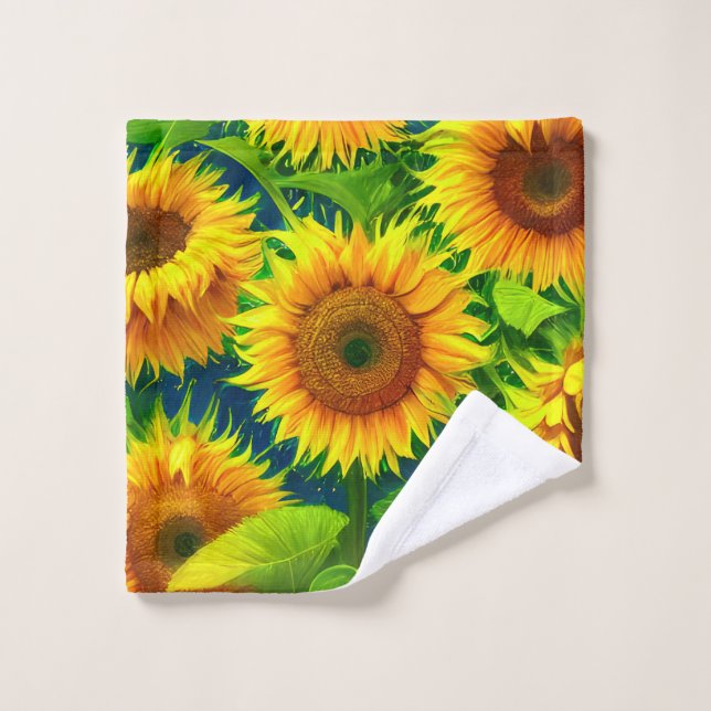 Sunflower Wash Cloth (Wash Cloth)