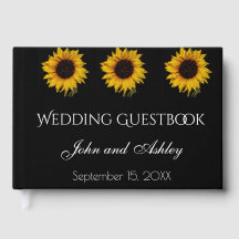 Sunflower Water Droplets Wedding