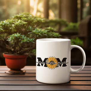 Sunflower “We Love You Mum” Mug