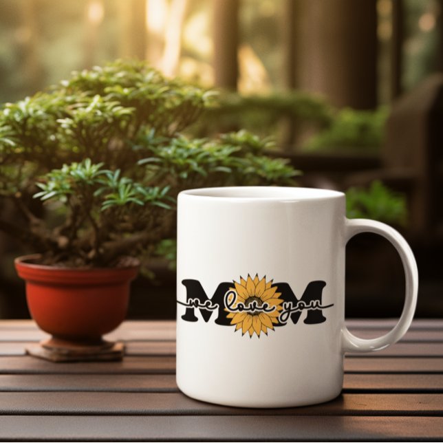 Sunflower “We Love You Mum” Mug (Creator Uploaded)