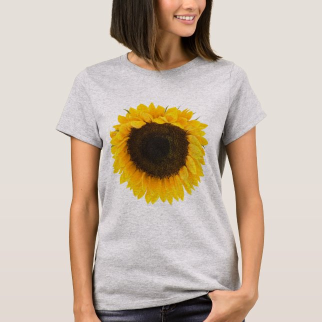 Sunflower Wedding Party T-Shirt (Front)