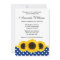 Sunflower White and Blue Polka Dot Bridal Shower