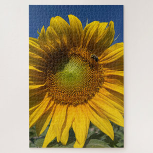 Sunflower with Bee Jigsaw Puzzle