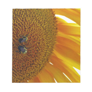 Sunflower with Bumblebees Notepad