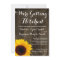 Sunflower Wood Getting Hitched Wedding Invitations