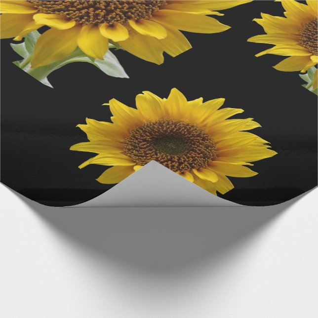 Sunflower Wrapping Paper (Corner)