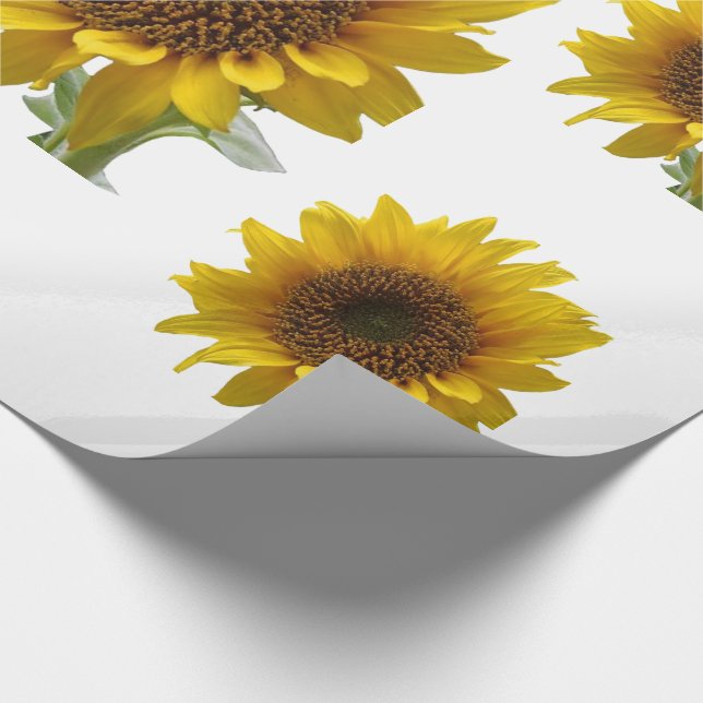 Sunflower Wrapping Paper (Corner)