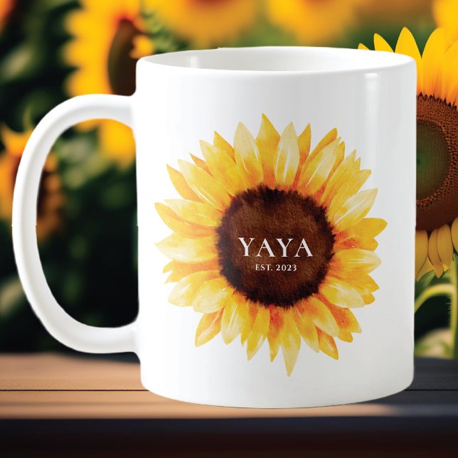 Sunflower Yaya Coffee Mug (Creator Uploaded)