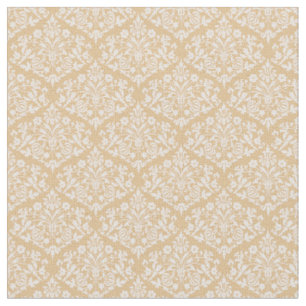 Sunflower Yellow Damask Fabric