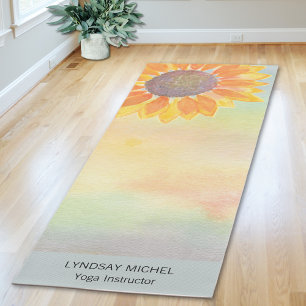 Sunflower Yoga Instructor Mat