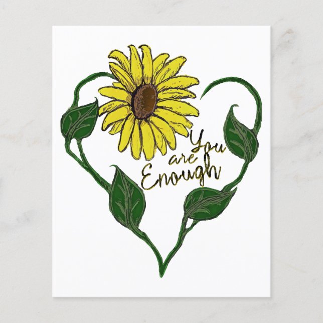Sunflower You are Enough (Front)