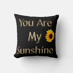 Sunflower You Are My Sunshine,   Cushion