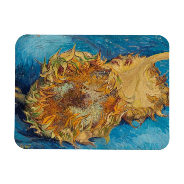 "SUNFLOWERS 1887" BY VINCENT VAN GOGH MAGNET (Horizontal)