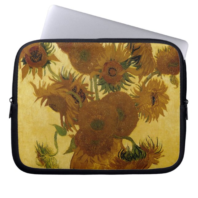 Sunflowers: 1888 by Van Gogh Laptop Sleeve (Front)