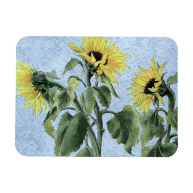 Sunflowers 1996 magnet (Horizontal)