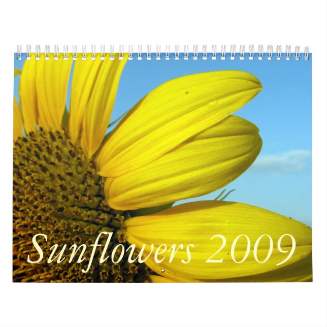 Sunflowers 2009 calendar (Cover)