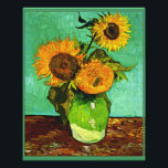 Sunflowers, 3, by Vincent van Gogh Photo Print<br><div class="desc">Famous painting by Vincent van Gogh,  Sunflowers Three.</div>