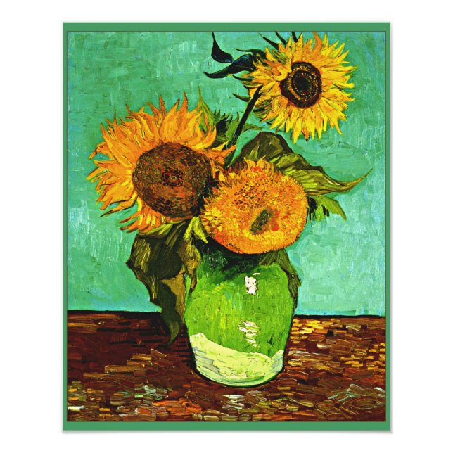 Sunflowers, 3, by Vincent van Gogh Photo Print (Front)