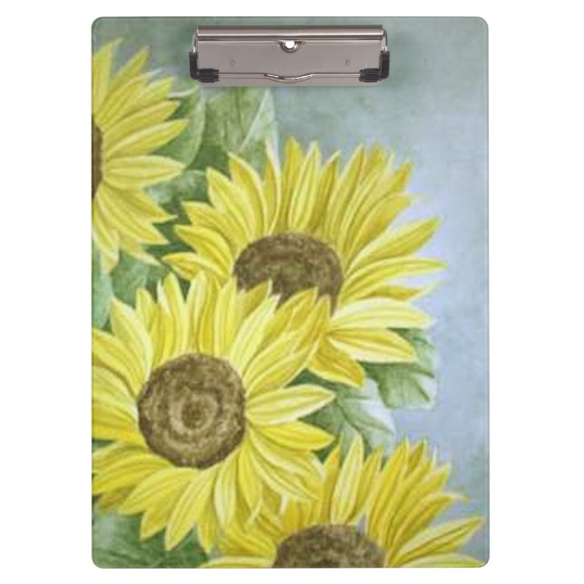 Sunflowers 3 clipboard (Front)
