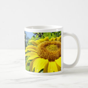 Sunflowers A Good Day starts with Sunshine! Mugs