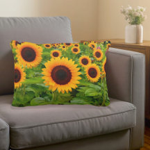 Sunflowers Accent Pillow