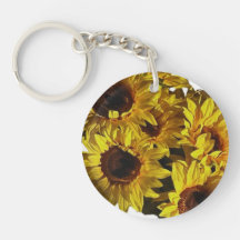 Sunflowers Acrylic Keychain
