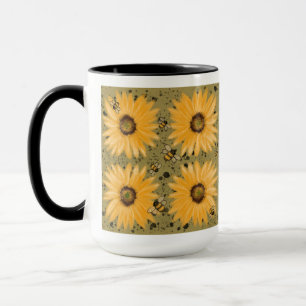 Sunflowers and Bees Mug