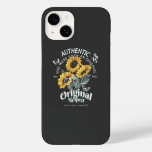 Sunflowers and Butterflies Graphic Case-Mate iPhone 14 Case