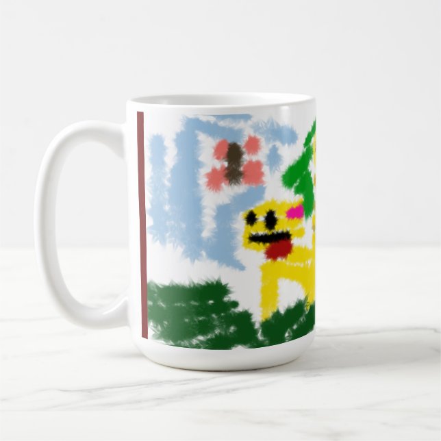 Sunflowers and Chihuahuas Coffee Mug (Left)