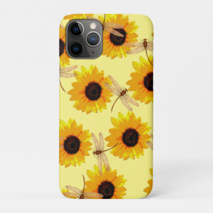 Sunflowers And Dragonflies,  iPhone 11 Pro Case