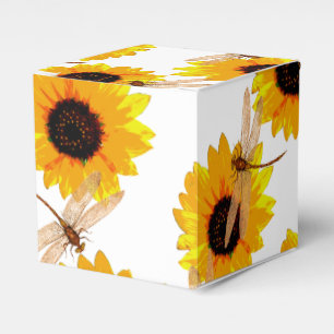 Sunflowers And Dragonflies, Favour Box