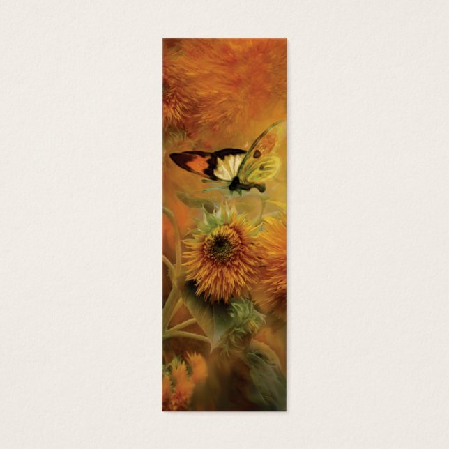 Sunflowers Art Bookmark (Front)
