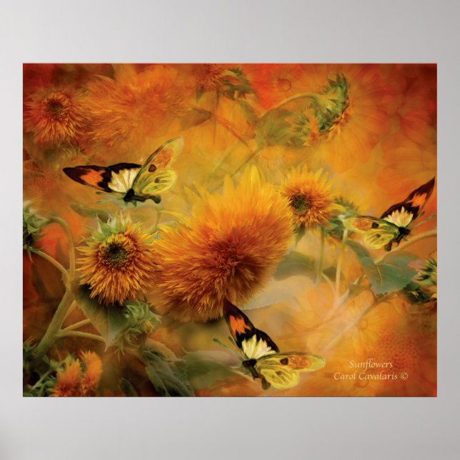 Sunflowers Art Poster/Print Poster (Front)