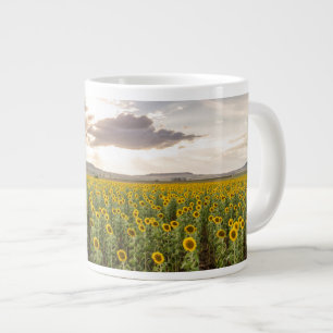 Sunflowers at Sunset Large Coffee Mug