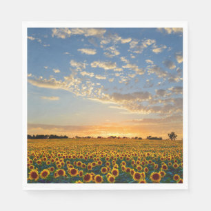 Sunflowers at Sunset Napkin