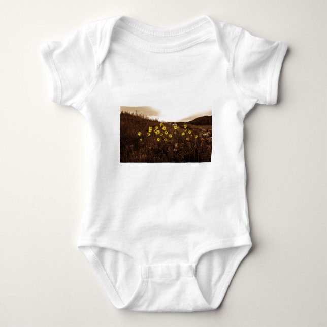 Sunflowers Baby Bodysuit (Front)